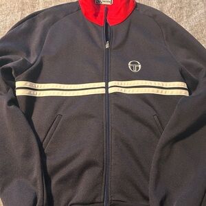 Sergio Tacchini Red Jacket with Navy Accents